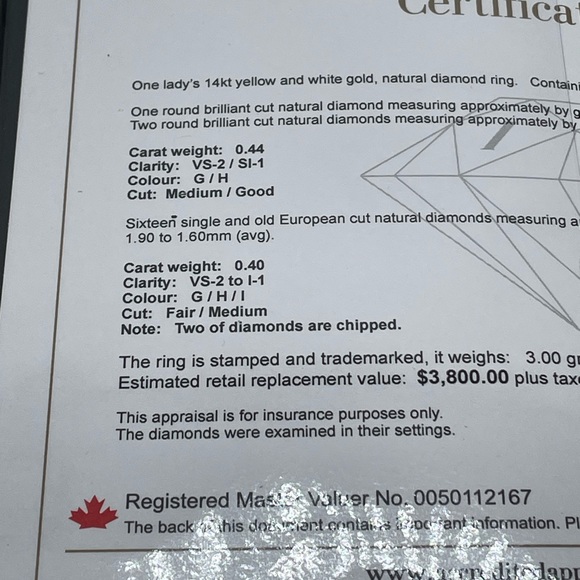 Antique Diamond Ring TCW .84! - Picture 5 of 8